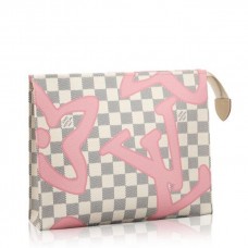 Louis Vuitton Toiletry Pouch 26 Damier Azur N41049