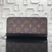 Louis Vuitton Zippy Wallet Vertical Monogram Macassar M60109