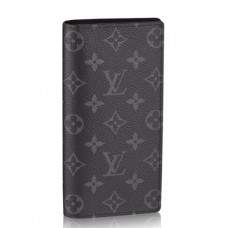 Louis Vuitton Brazza Wallet Monogram Eclipse M61697