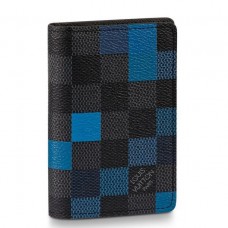 Louis Vuitton Pocket Organiser Damier Graphite Pixel N60158