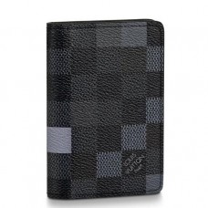 Louis Vuitton Pocket Organiser Damier Graphite Pixel N60159