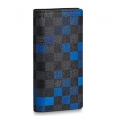 Louis Vuitton Brazza Wallet Damier Graphite Pixel N60162
