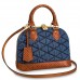 Louis Vuitton Alma BB Bag Malletage Denim M55048