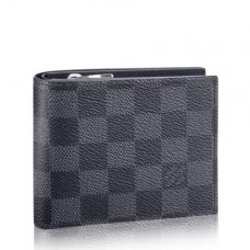 Louis Vuitton Amerigo Wallet Damier Graphite N41635