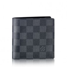 Louis Vuitton Marco Wallet Damier Graphite N62664