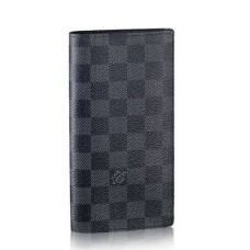 Louis Vuitton Brazza Wallet Damier Graphite N62665