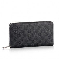 Louis Vuitton Zippy Organiser Wallet Damier Graphite N63077