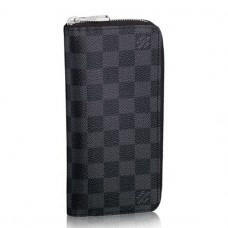 Louis Vuitton Zippy Wallet Vertical Damier Graphite N63095