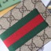 Gucci Beige Web GG Supreme Bi-fold Wallet