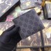 Gucci Black Wolf Print GG Supreme Bi-fold Wallet