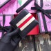 Gucci Black Stripe Leather Bi-fold Wallet