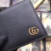 Gucci GG Marmont Bi-fold Wallet In Black Leather