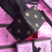 Gucci Bee Star Bi-fold Wallet In Black Leather