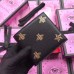 Gucci Bee Star Bi-fold Wallet In Black Leather