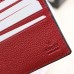 Gucci Red Print Leather Bi-fold Wallet