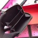 Gucci Black Print Leather Card Case