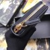 Gucci Zip Around Wallet With Gucci Logo In Black Leather