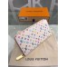 Louis Vuitton White Zippy Wallet Monogram Multicolore M60241