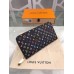 Louis Vuitton Black Zippy Wallet Monogram Multicolore M60243
