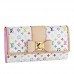 Louis Vuitton White Sarah Nœud Wallet Monogram Multicolore M60277