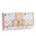 Louis Vuitton White Sarah Nœud Wallet Monogram Multicolore M60277