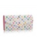 Louis Vuitton White Sarah Wallet Monogram Multicolore M60667