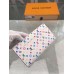 Louis Vuitton White Sarah Wallet Monogram Multicolore M60667