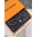 Louis Vuitton Black Sarah Wallet Monogram Multicolore M60668
