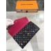 Louis Vuitton Black Sarah Wallet Monogram Multicolore M60668