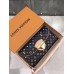 Louis Vuitton Black Eugenie Wallet Monogram Multicolore M93738