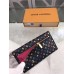 Louis Vuitton Black Eugenie Wallet Monogram Multicolore M93738