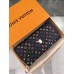 Louis Vuitton Black Sarah Wallet Monogram Multicolore M93747