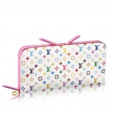 Louis Vuitton White Insolite Wallet Monogram Multicolore M93751