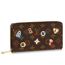 Louis Vuitton Zippy Wallet Monogram Flowers M64116