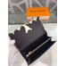 Louis Vuitton Black Capucines Wallet Taurillon M64551