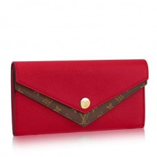 Louis Vuitton Red Double V Wallet M64317