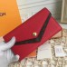 Louis Vuitton Red Double V Wallet M64317