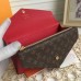 Louis Vuitton Red Double V Wallet M64317