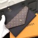 Louis Vuitton Black Double V Wallet M64319