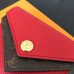 Louis Vuitton Red Double V Compact Wallet M64419