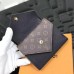 Louis Vuitton Black Double V Compact Wallet M64420