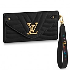 Louis Vuitton Black New Wave Long Wallet M63298