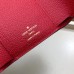 Louis Vuitton Red Pallas Compact Wallet Monogram Canvas M67478