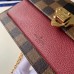 Louis Vuitton Vavin Chain Wallet Damier Ebene N60222