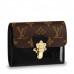 Louis Vuitton Cherrywood Compact Wallet Patent Leather M61912
