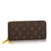 Louis Vuitton Clemence Wallet Monogram Canvas M60744