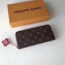 Louis Vuitton Clemence Wallet Monogram Canvas M64201