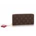 Louis Vuitton Clemence Wallet Monogram Canvas M64201