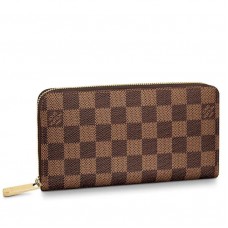 Louis Vuitton Zippy Wallet Damier Ebene Canvas N41661