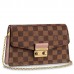 Louis Vuitton Croisette Chain Wallet Damier Ebene N60287